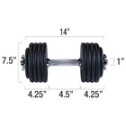 Body Solid Tools Adjustable Dumbbell Set - BSTADBPR