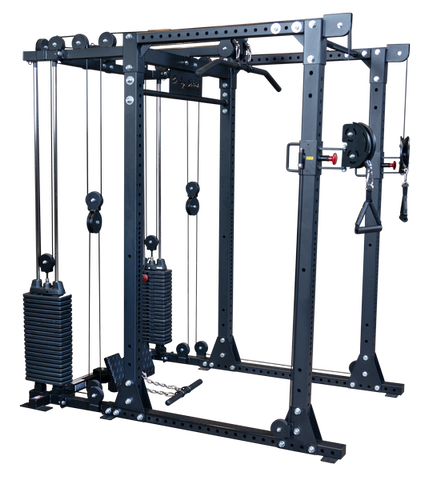 Body-Solid Functional Trainer Attachment with Weight Stacks - GPRFTS