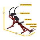 Best Fitness BFAB20R Semi-Recumbent Ab Bench