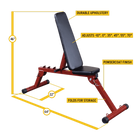 Best Fitness BFFID10R Folding Bench