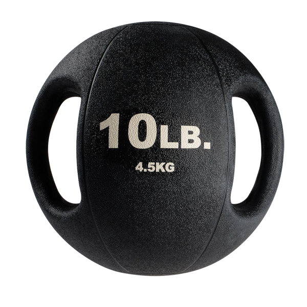 Body Solid BSTDMB10 Dual-Grip Medicine Balls 10lb