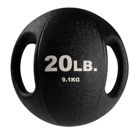 Body Solid BSTDMB20 Dual-Grip Medicine Balls 20lb