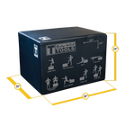 Bodys Solid Tools BSTSPBOX Three Way Soft Plyo Box