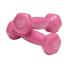 Body Solid Tools BSTVDS164 Vinyl Dumbbells Set (1-15 Lb)