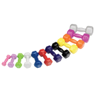 Body Solid Tools BSTVDS164 Vinyl Dumbbells Set (1-15 Lb)