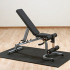 Body-Solid GPR370 Press Rack with Bench and Weight Set Package