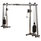 Body Solid Cable Crossover w/Flat Incline Decline Bench & Medicine Ball Package