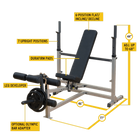 Body Solid GDIB46L PowerCenter Combo Bench