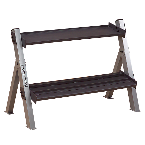 Body Solid GDKR100 Dual Dumbbell & Kettlebell Rack