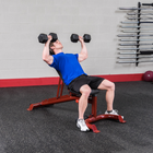 Body-Solid Corner Leverage Gym w/Bench, Preacher Curl Station, Leg Extension and Plate Set Package