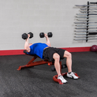 Body-Solid Corner Leverage Gym w/Bench, Preacher Curl Station, Leg Extension and Plate Set Package