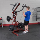 Body Solid GLGS100P4 Corner Leverage Gym Package