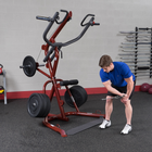 Body Solid GLGS100P4 Corner Leverage Gym Package