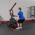 Body Solid GLGS100P4 Corner Leverage Gym Package