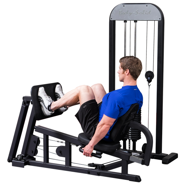 Body Solid GLP-STK PRO-Select Leg & Calf Press Machine 210lb Stack