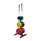 Body Solid GWT56 Olympic Plate Tree and Bar Holder