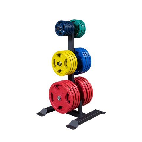 Body Solid GWT56 Olympic Plate Tree and Bar Holder