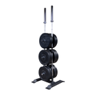 Body Solid GWT56 Olympic Plate Tree and Bar Holder