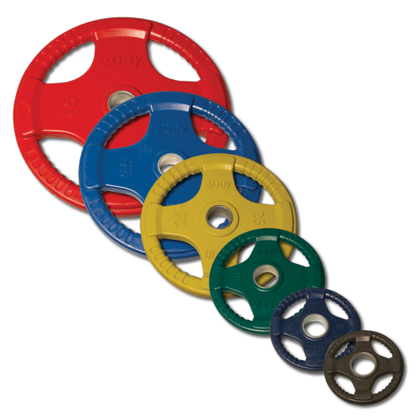 Body Solid ORST255 Rubber Grip Olympic Set 255lb (plates only)