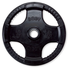 Body Solid ORST455 Rubber Grip Olympic Set 455lb (plates only)