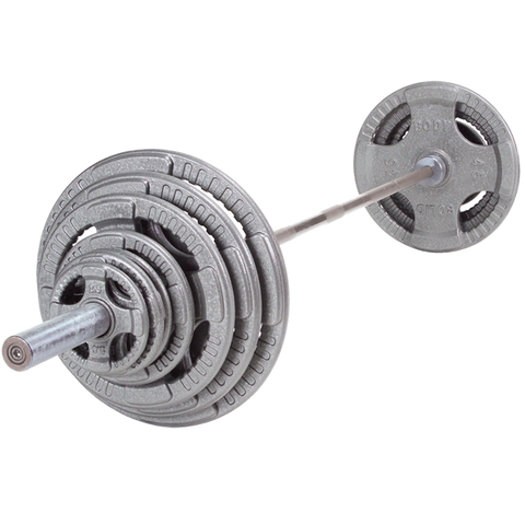 Body Solid OST255 Steel Grip Olympic Set 255lb (Plates Only)