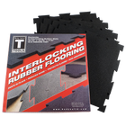 Body Solid RFBST4PB Tools Black Puzzle Mats