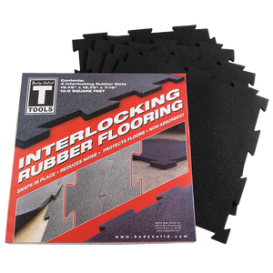Body Solid RFBST4PB Tools Black Puzzle Mats