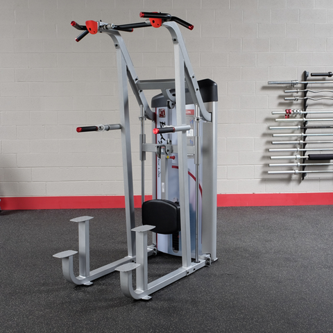 Body Solid S2ACD/2 Series II Assisted Chin and Dip Machine 235lb Stack