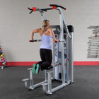 Body Solid S2ACD/2 Series II Assisted Chin and Dip Machine 235lb Stack