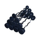 Body Solid Tools SBZ Fixed-Weight EZ Curl Barbells