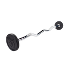Body Solid Tools SBZ Fixed-Weight EZ Curl Barbells