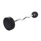 Body Solid Tools SBZ Fixed-Weight EZ Curl Barbells