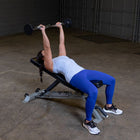 Body Solid Tools SBZ Fixed-Weight EZ Curl Barbells