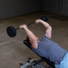 Body Solid Tools SBZ Fixed-Weight EZ Curl Barbells
