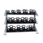Body Solid SDKR1000KB ProClub Line 3-Tier Kettlebell Rack