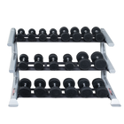 Body Solid SDKR1000SD ProClub Line 3-Tier Saddle Dumbbell Rack