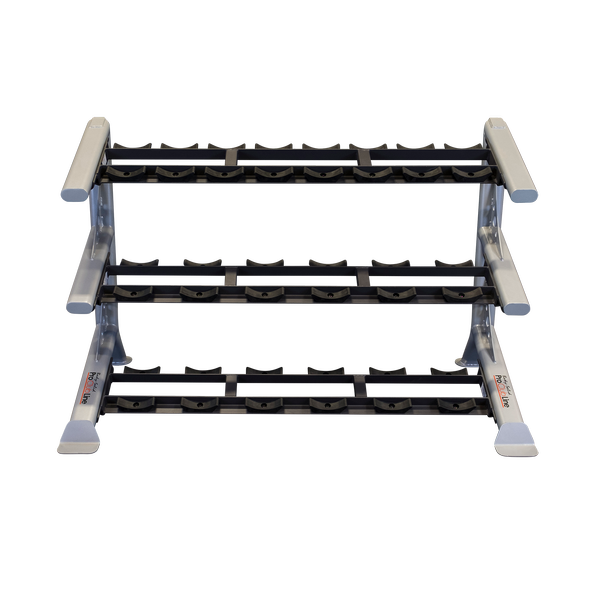 Body Solid SDKR1000SD ProClub Line 3-Tier Saddle Dumbbell Rack