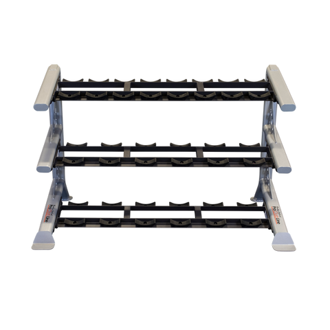 Body Solid SDKR1000SD ProClub Line 3-Tier Saddle Dumbbell Rack