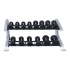 Body Solid SDKR500SD ProCLub Line 2-Tier Saddle Dumbbell Rack
