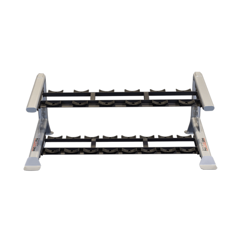 Body Solid SDKR500SD ProCLub Line 2-Tier Saddle Dumbbell Rack