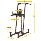 Body Solid FCD Fusion Vertical Knee Raise, Dip, Pull Up