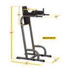 Body Solid GVKR60 Vertical Knee Raise & Dip