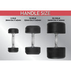 LifeLine 45LB Pro Round Rubber Dumbell