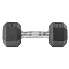 LifeLine 15LB Hex Rubber Dumbbell