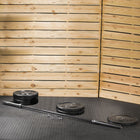 LifeLine 205lb Rubber Bumper Plate Set