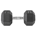 LifeLine 45LB Hex Rubber Dumbbell