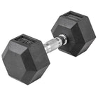 LifeLine 25LB Hex Rubber Dumbbell