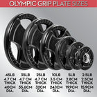 LifeLine 45LB Pro Rubber Olympic Grip Plate