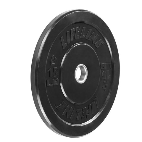 LifeLine 15LB Rubber Bumper Plate