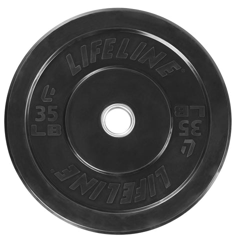 LifeLine 35LB Rubber Bumper Plate